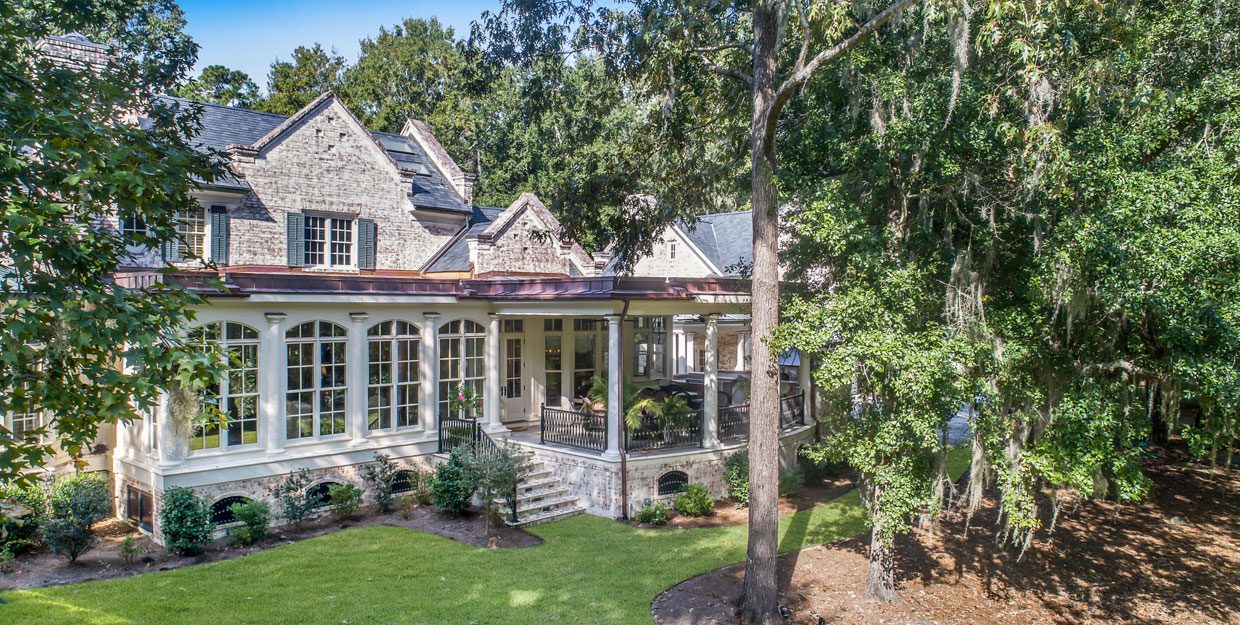 Sunroom Solarium Addition Brick Estate Home Ford Way Plantation